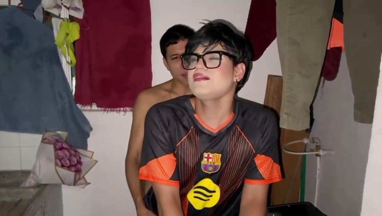 Ken Sissy Femboy Invited His Chillerete Friend to His House and Ended up Him