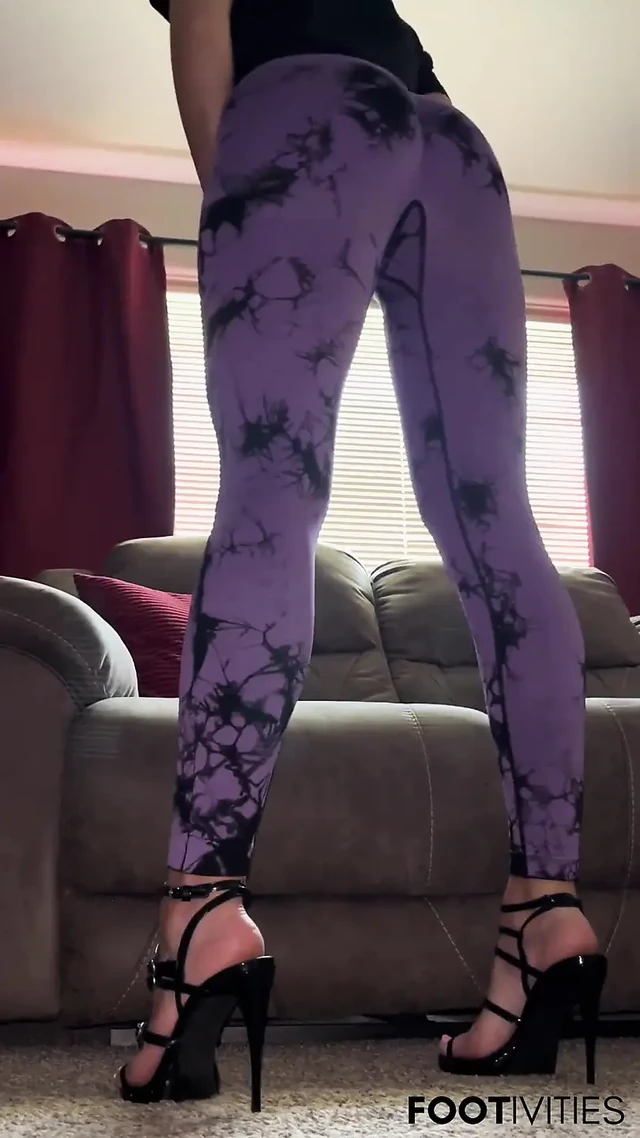 Leggings & Heels POV by Ivys Feet