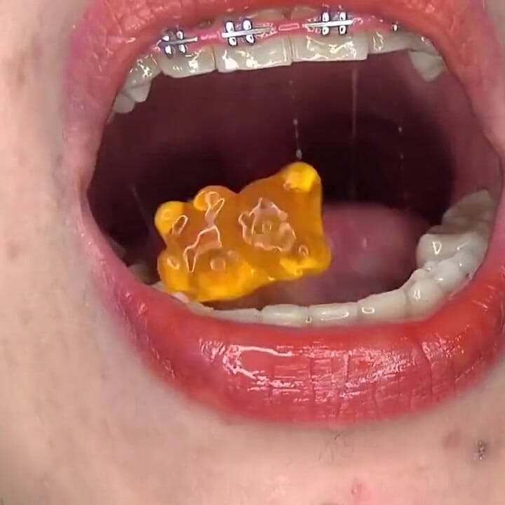 Swallowing Large Gummy Bears, Putting Them in the Vagina