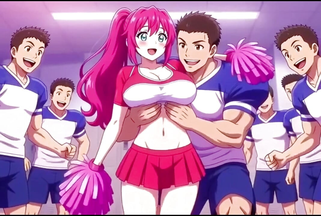 cheerleader Mia gives her favorite team the ultimate private celebration