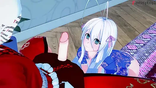 Rossweisse mengundangku ke rumahnya untuk berhubungan seks - DXD NTR Madness Series