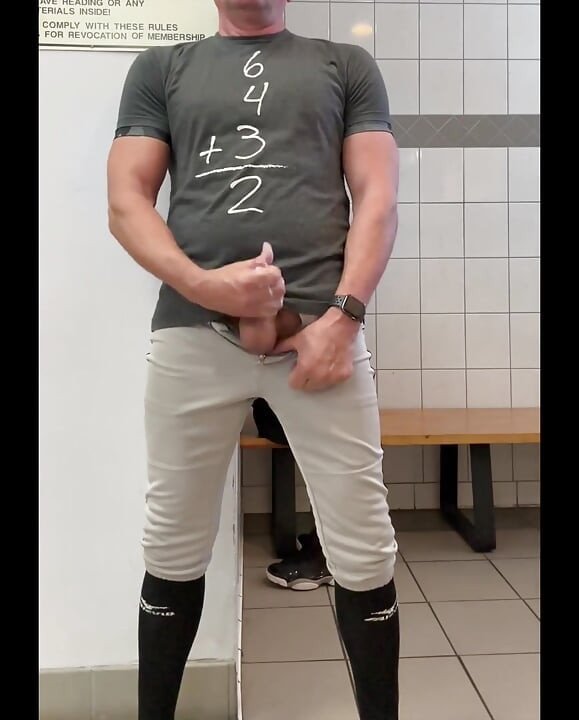 Alpha fun in the locker room with JockDad87 part 3