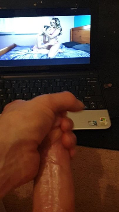 Masturbating