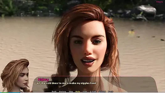 Haley Story #15 - Johannes fucked Haley hard...Haley and johannes went on a walk and Haley went skinny dipping.