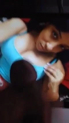 Cumming again for busty IG friend