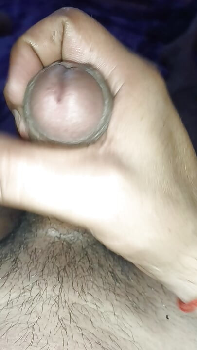Indian cute gay playing his cock