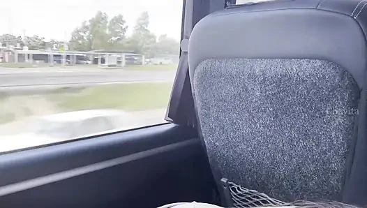 Blowjob in the bus (She got turned on and gave me a blowjob on the bus)