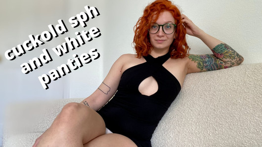 L’ami de ma sœur, humiliation du cocu, taquinage espiègle, culotte blanche et sph - vidéo complète sur Veggiebabyy Manyvids