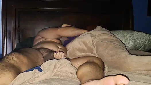 Mature girlfriend sucks my dick balls and ass before sex