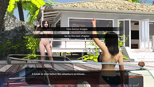 Tk8000'den balayı adası - üvey kız kardeş üremek istiyor, üvey kız kardeşten ıslak sakso