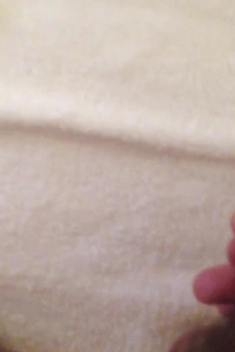 Jacking off my hairy dick with cum shot