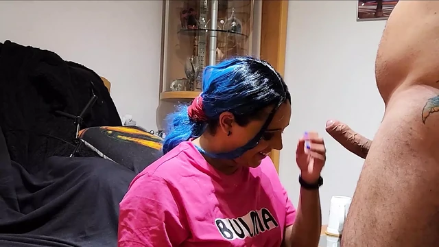 Bulma sloppy blowjob cosplay dragon ball