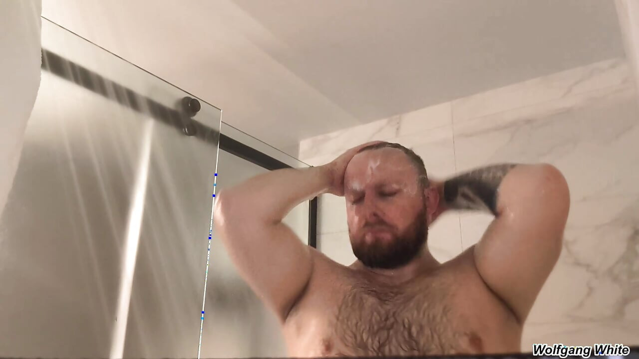 Shower With Your Stepdad - Wet Taboo Roleplay - Thick Cumshot On You Bottom POV - Wolfgang White