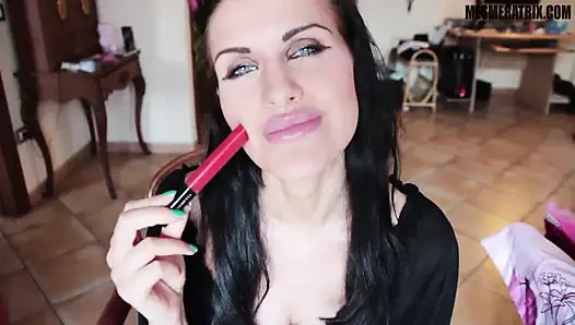 Hänge mich an meinen lippen auf