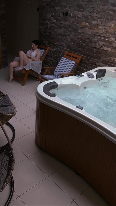 Really Hot but Risky Romantic Amateur Sex with a Stranger in a Public Wellness Dada Deville