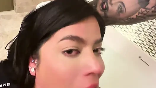 Sara Retali Fucks Chris Diamond in a Hotel Bathroom