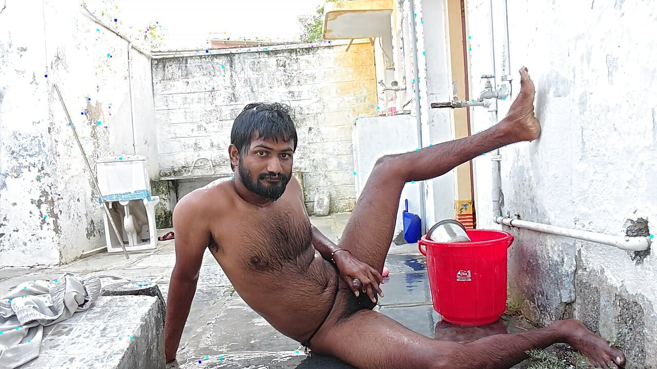 XHard - Outside Bathing Video Kumbha Manoj Kumar