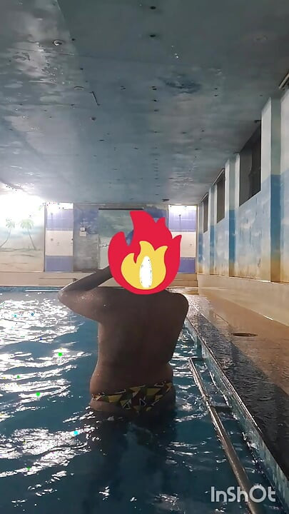 Naked Indian Mallu Guy In Swimming Pool