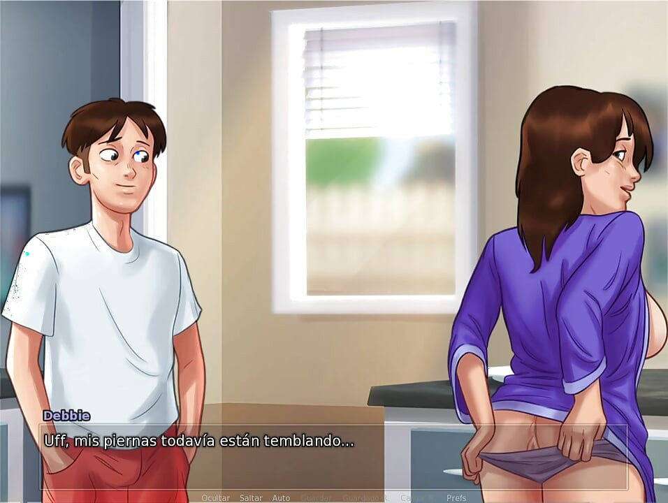 Stepmom confesses to me that she gets wet every time she sees me, so things happened between us - summertime saga