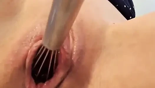 Squirting, Humiliation, and Kitchentool Insertion - a Hotwife/milf Gets Fucked Hard in Her Kitchen and on the Dining Table