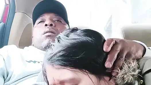 Asian Street Hooker Car Blowjob – Risky Roadside Deepthroat & Swallow & MILF