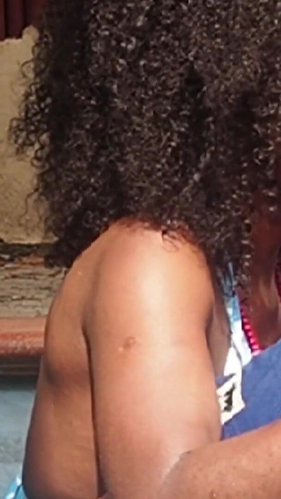 Jaw-dropping moment from "Black milf gets her pussy eaten and fucked at the pool by old man"