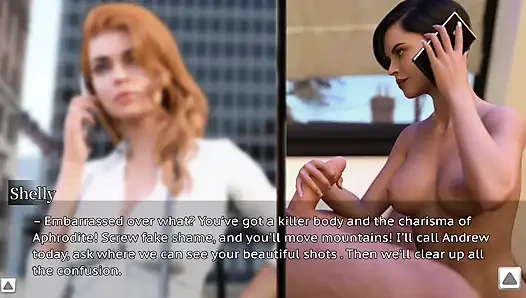 Alone in the Room, the Stepmother Playfully Made the Photographer Break a Sweat on the Bed