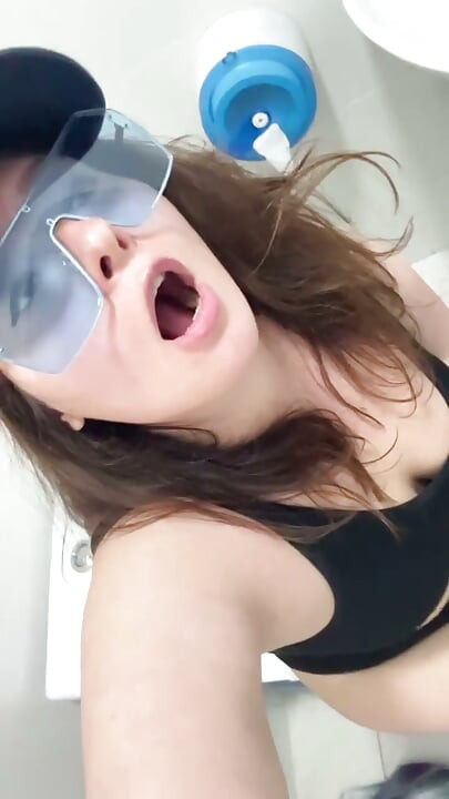 Solo girl public masturbation