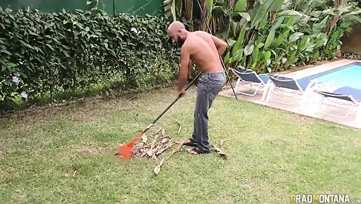 Married MILF Fucked with Gifted Gardener