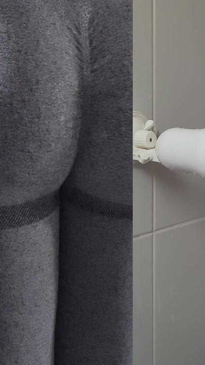 Must-see moment from "Fuck, piss and cum on my fake pussy!"
