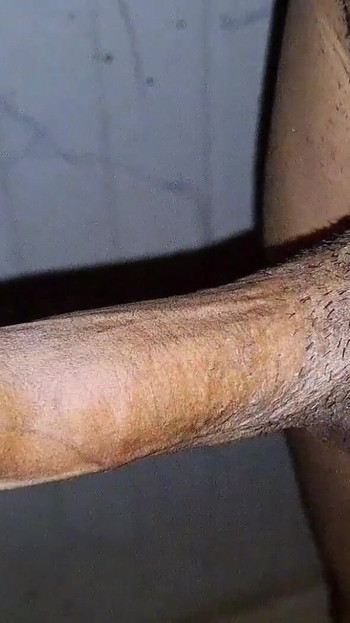 Key moment from "Young Desi Cute Dick's Hard Masturbation Video."