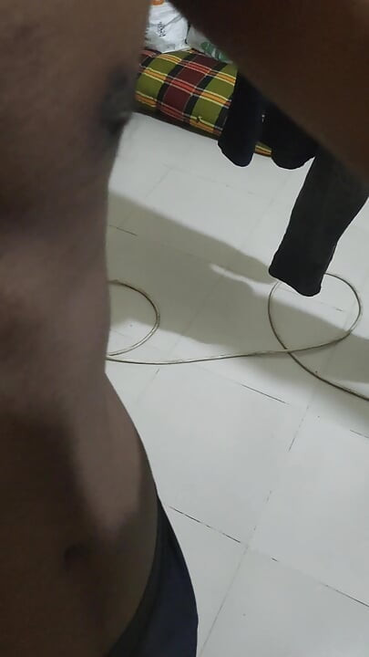 Iam so creagy but is fully my roommet he not  showing up but I show it