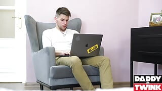 DADDYONTWINK Cute Twink Nick Moon Fucked By Dmitry Osten
