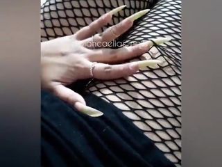 Porn sexy long nails 5