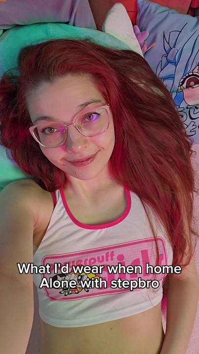 What I Wear Home Alone With Stepbro  Amateur Redhead Roleplay POV