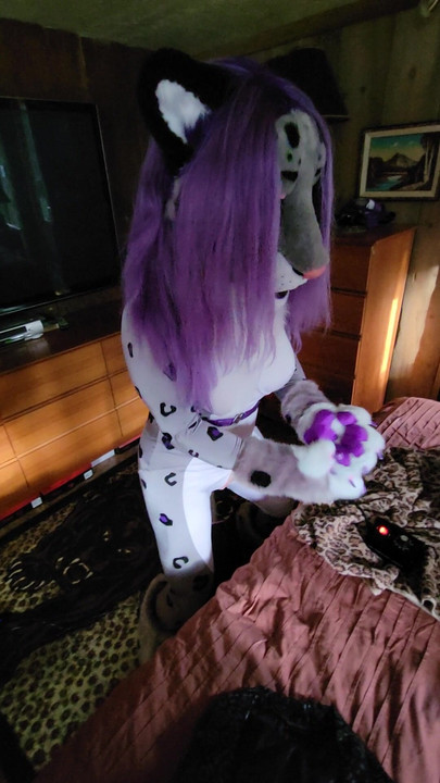 Fursuit and fuck machine