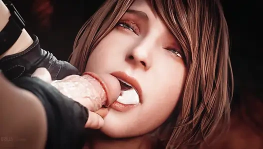 Resident Evil - Some Overtime With Ashley Graham (Full HD Animation with Sound)