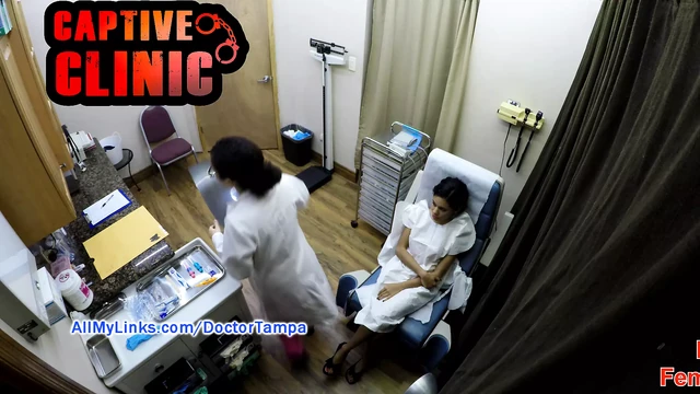 Naked BTS From Sandra Chappelle, The Problematic Patient, Patient’s Attire Off, Watch Entire Film At CaptiveClinicCom