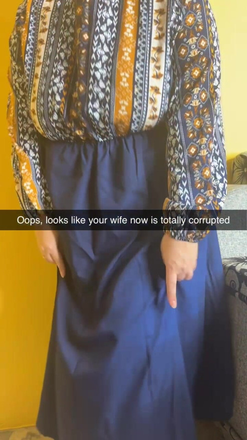 Lo siento, mi esposo, pero parece que tu esposa ahora está totalmente corrupta! - chat de snap - lechosa Mari