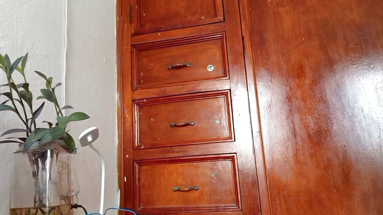 Mother in Room Shows Pants