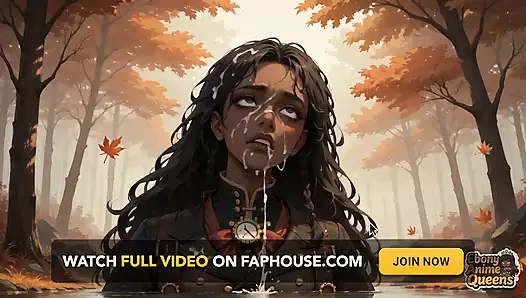 Sonbahar ormanında ıslak koyu huylu mega sürtükle oral zevkin tadını çıkarın. İlk kez çıplak seks yaşıyorum