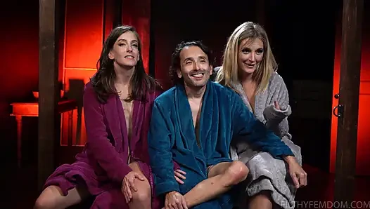 Mona Wales, Mickey Mod, Kino Payne, Elise Graves'in Yer Aldığı Toplu Çekim Öncesi Ve Sonrası Röportajı