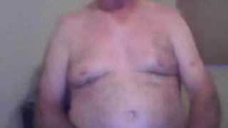 Nonno accarezza in webcam