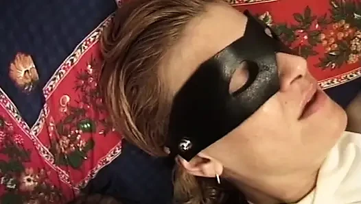 Blindfolded MILF Dripping Wet From Intense Fingering and Facesitting