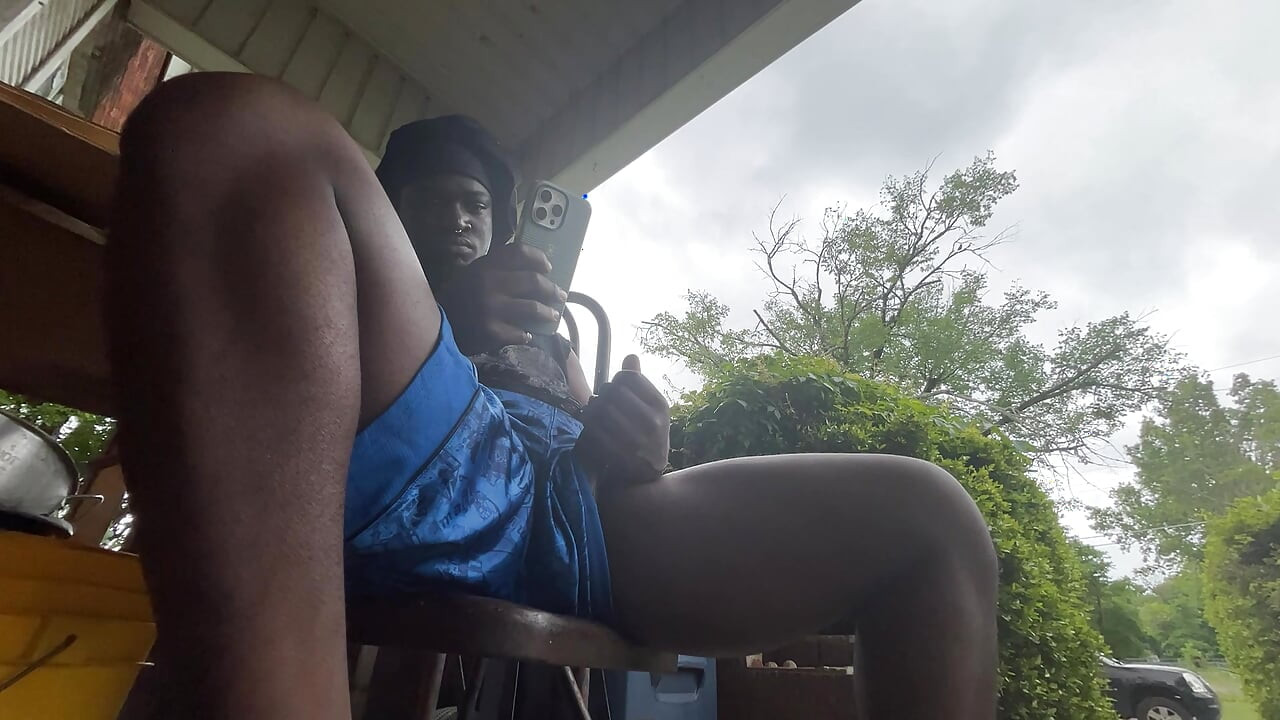 I Got Up Early In The Morning Just So I Can Have A Gooning Session On The Front Porch With Me Nutting