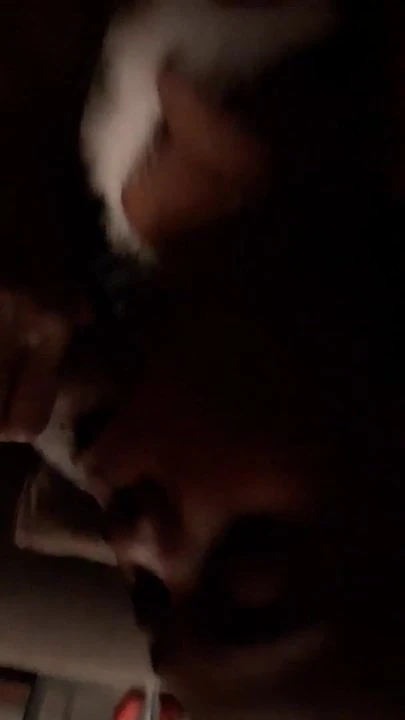 my girl giving me a xmas blowjob 1