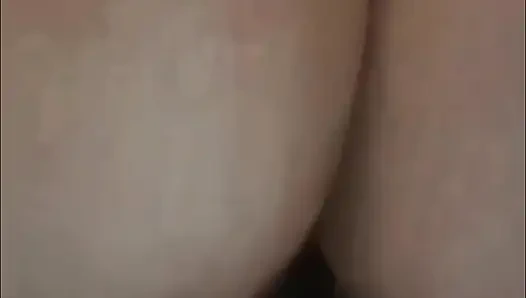 Fat ass dildo ride