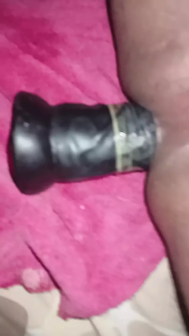 Trying to eat toy