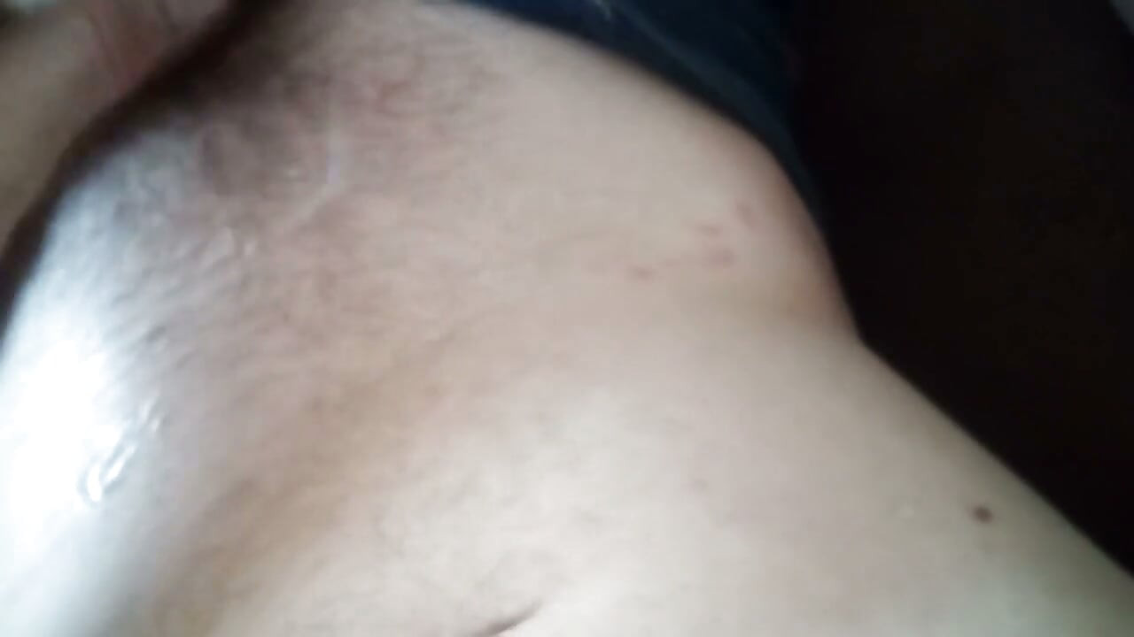 Transgirl Naked Tasting Her Yummy Cummy Stomach