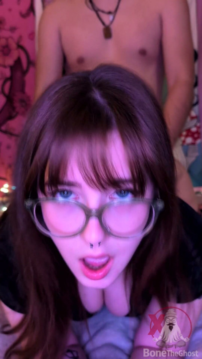18 Cute Nerdy PAWG Is Horny Doggystyle and a Facial | Clip 1
